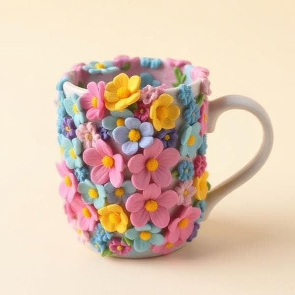 Tasse fleurie